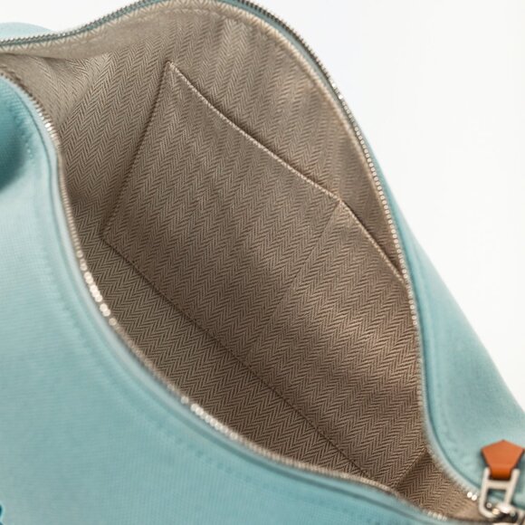 Hermes Bride-a-Brac Small Model Eucalyptus Canvas Case - Picture 12 of 14
